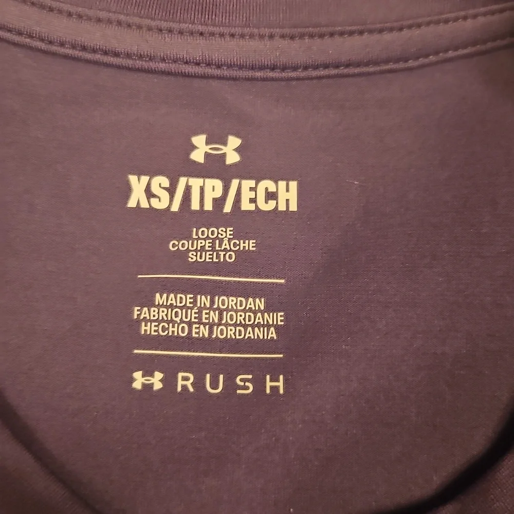 Men's Grey Athletic Shirt Xs - Picture 3 of 4